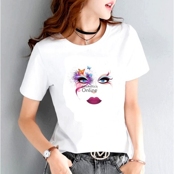 Sticker cu desen pentru tricouri sau sorturi in salon SBA009L 11x13